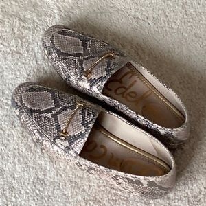 Sam Eldeman Loafers Snakeskin